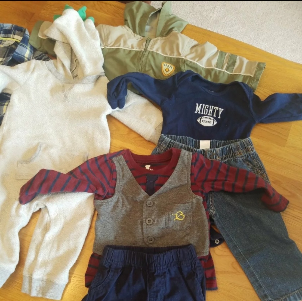 Baby boy six to nine months bundle 5 set